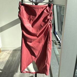 Pink slit skirt never worn with tags